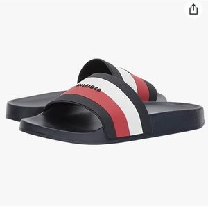 Nearly New Tommy Hilfiger Women's Dria Slide Sandal sz 6 with box